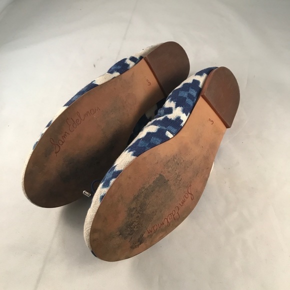 Sam Edelman Ikat Blue Felicia Flat - Picture 5 of 8